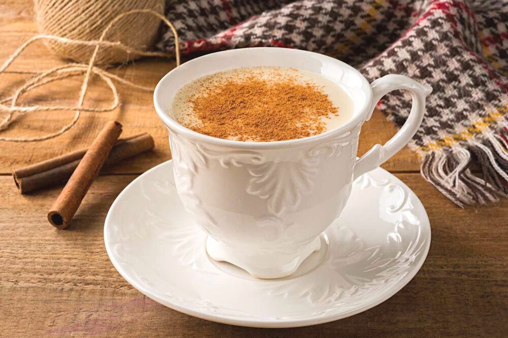   Sahlep is a mix of hot mastic milk, sugar, and flour made from orchid tubers, served with cinnamon.  